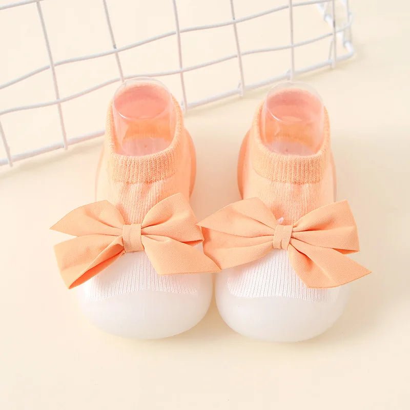 Baby Bow Shocks Orange / 6-12Month - Joe Baby Products