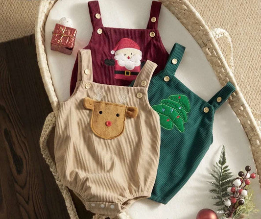 Christmas Baby Overall Romper - Joe Baby Products