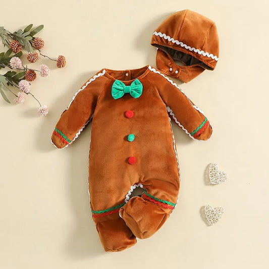 Christmas Gingerbread Man Outfit - Joe Baby Products