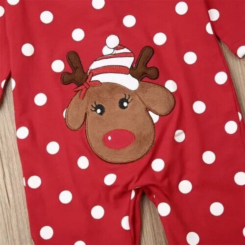 Christmas Reindeer Baby Romper - Joe Baby Products