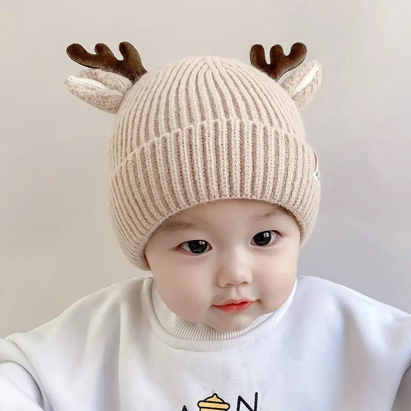 Christmas Reindeer Knitted Beanie - Joe Baby Products