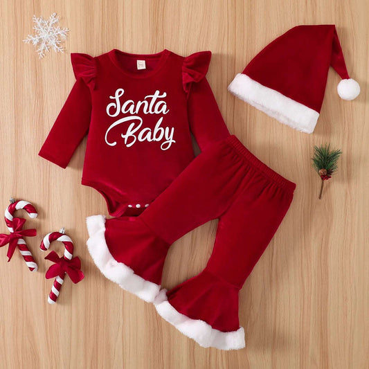 Christmas Santa's Baby Romper - Joe Baby Products
