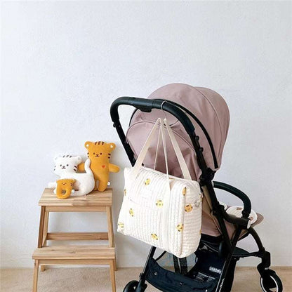 Embroidered Diaper Shoulder Bag - Joe Baby Products