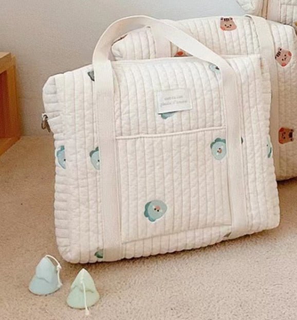 Embroidered Diaper Shoulder Bag - Joe Baby Products