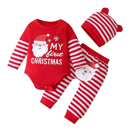My First Christmas 3pc Clothes - Joe Baby Products